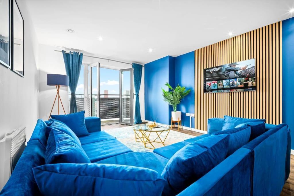 Spacious 2 Bed Apt B'Ham Cc With Parking Sleeps 7 Birmingham Exterior photo